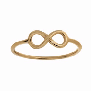 Nordahl Jewelry - Eternity Vergoldeter Ring mit Unendlichkeitszeichen